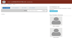 Desktop Screenshot of libguides.lawrenceville.org